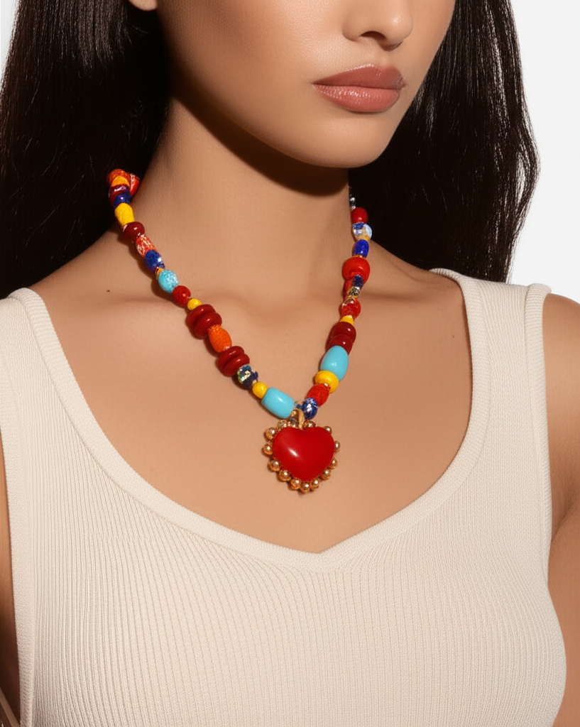 Collar CORAZÓN CUMBIAMBERO
