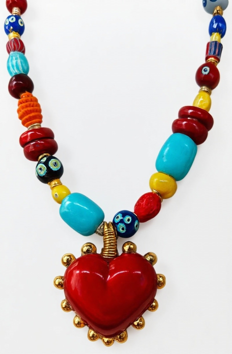 Collar CORAZÓN CUMBIAMBERO
