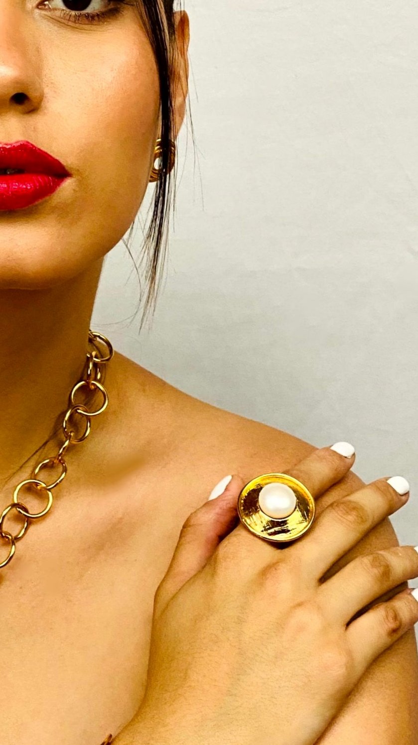 Anillo AMARIS PERLA REDONDA