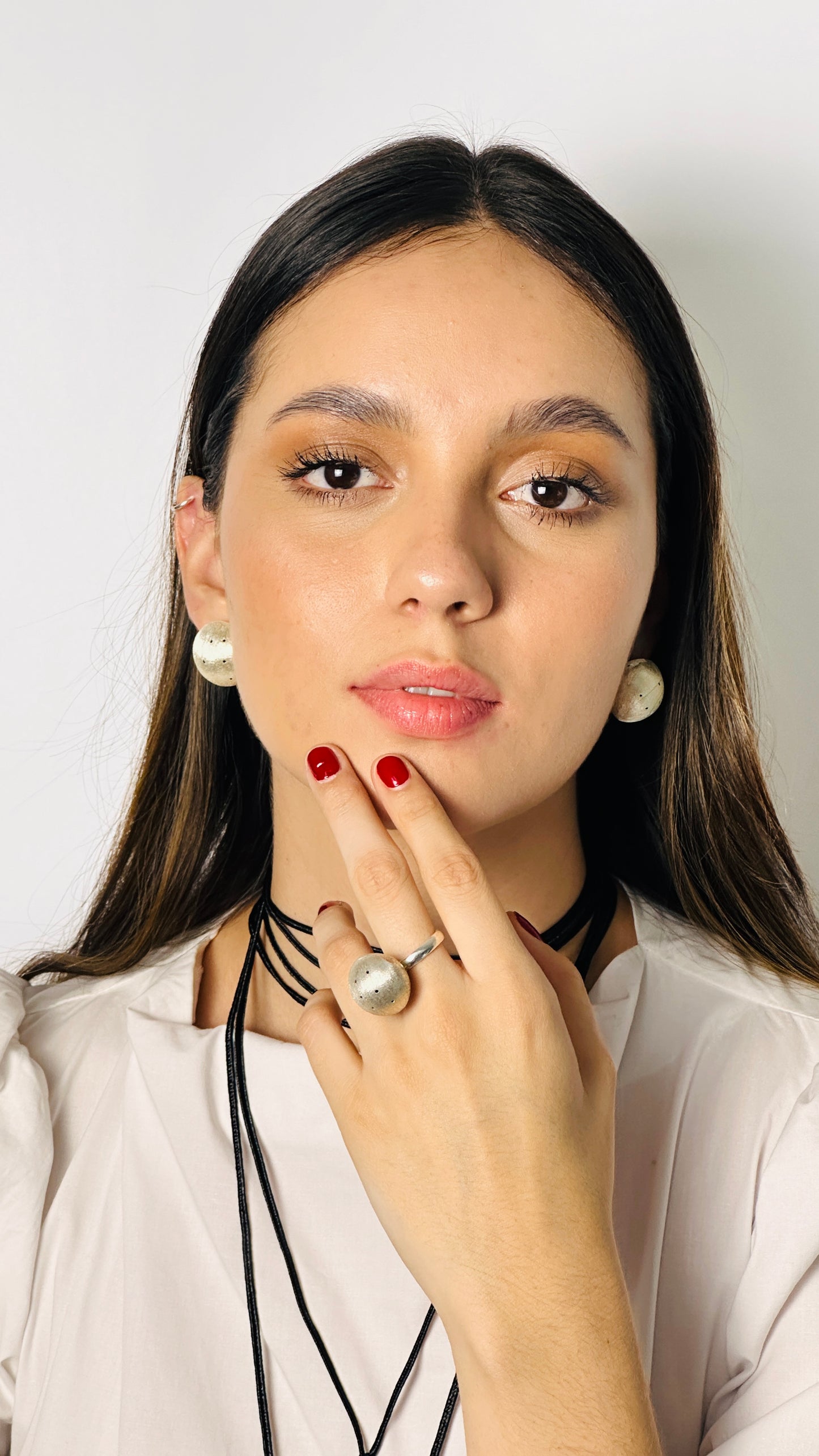 Anillo BOLÓN LIMONERO MDNO PLATA