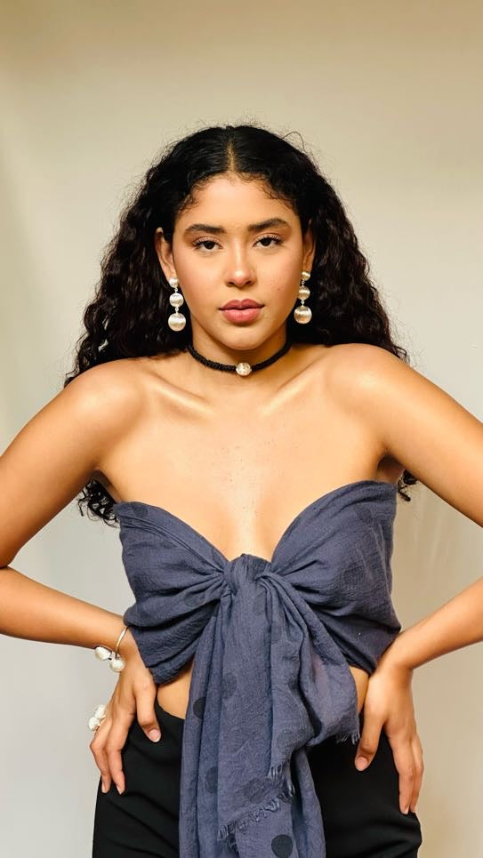 Choker Tejido BOLON PQÑO LIMONERO PLATA