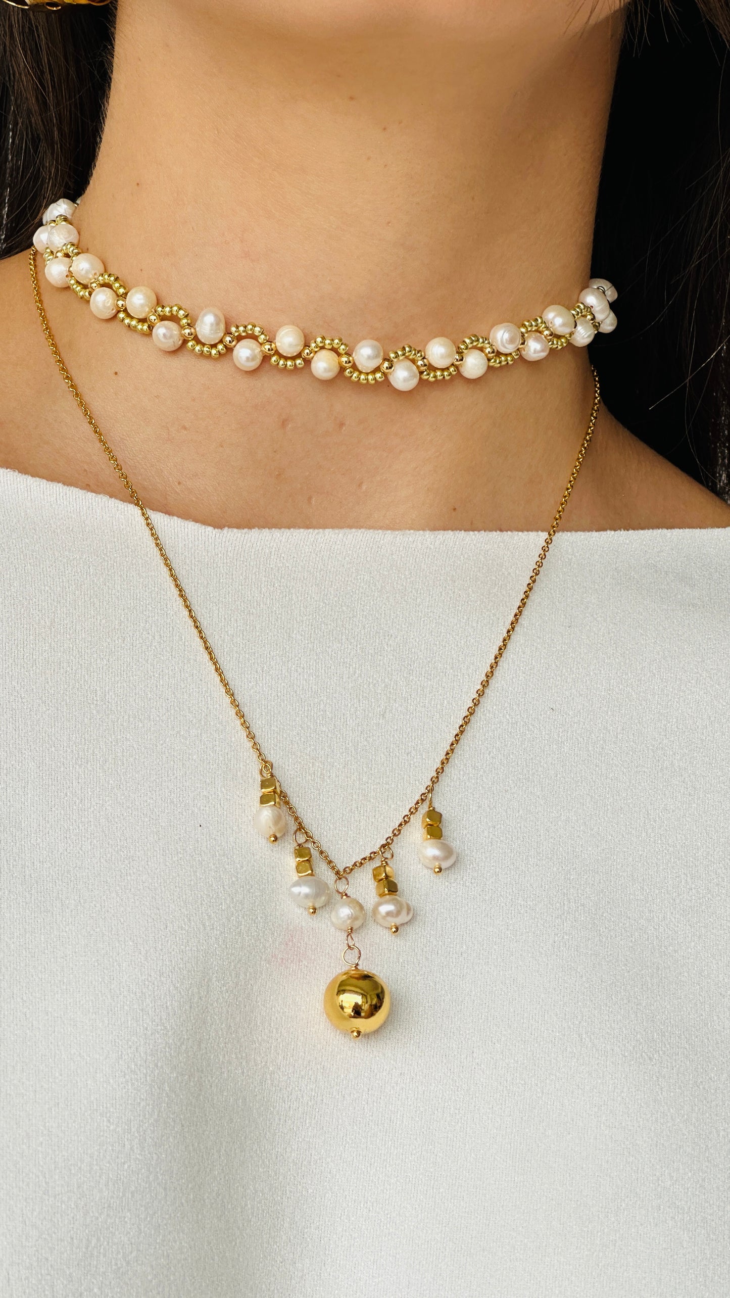 Choker PERLA VEGA