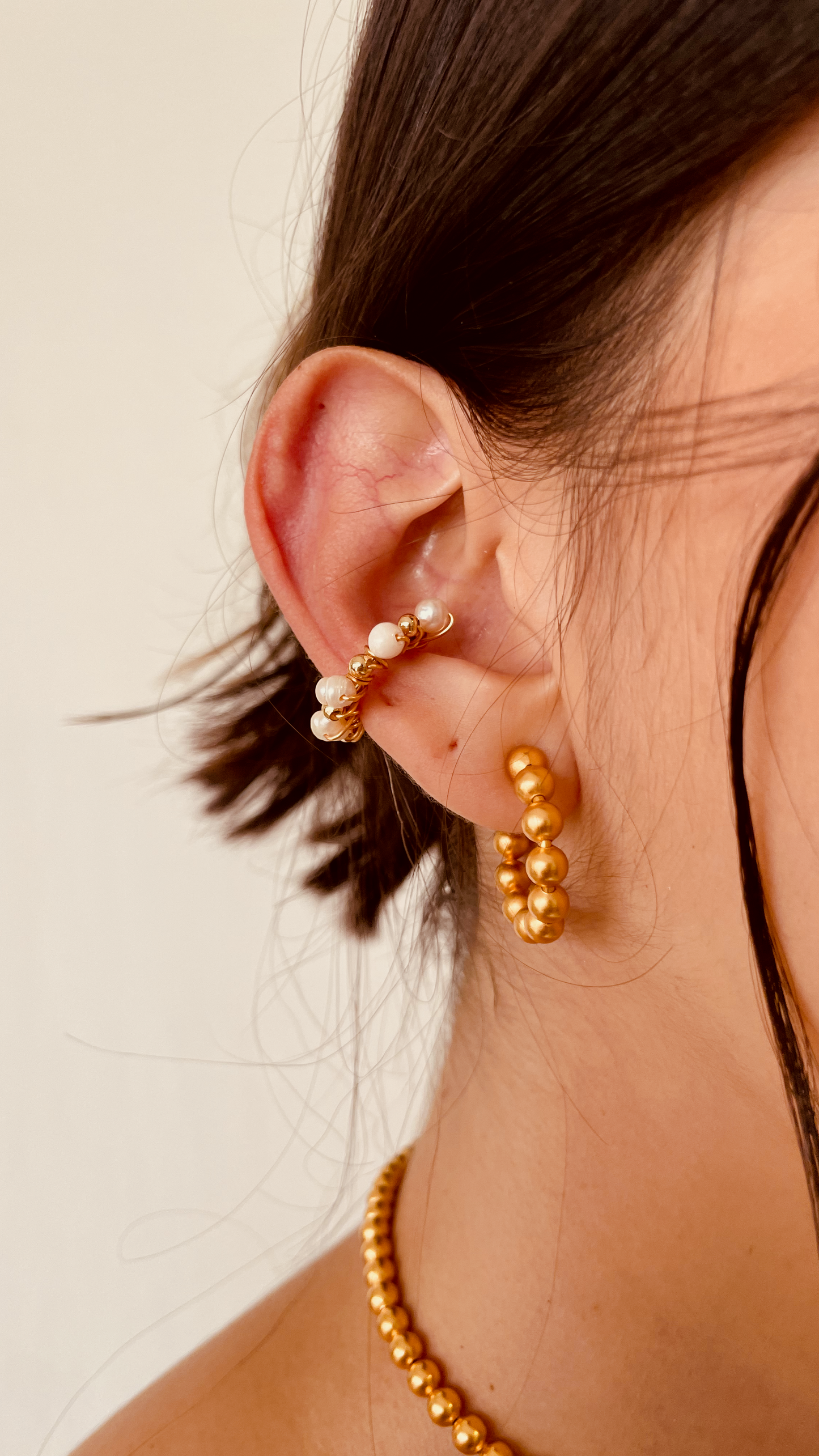 Earcuff ENTORCHADO PERLAS