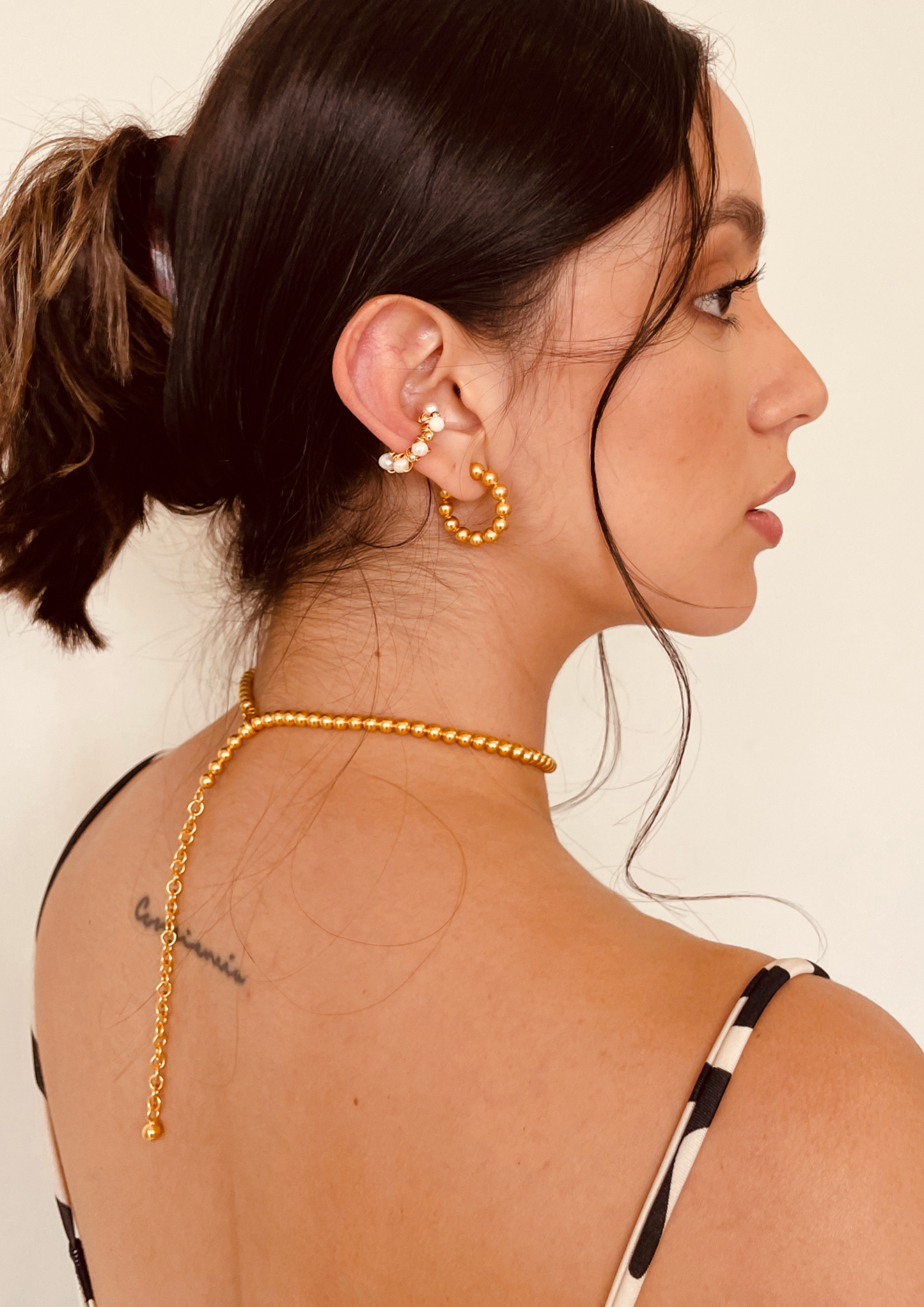 Earcuff ENTORCHADO PERLAS