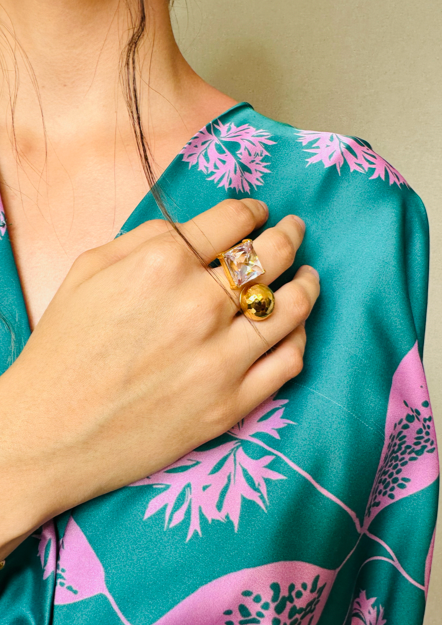 Anillo VENECIA BOLON BRONCE